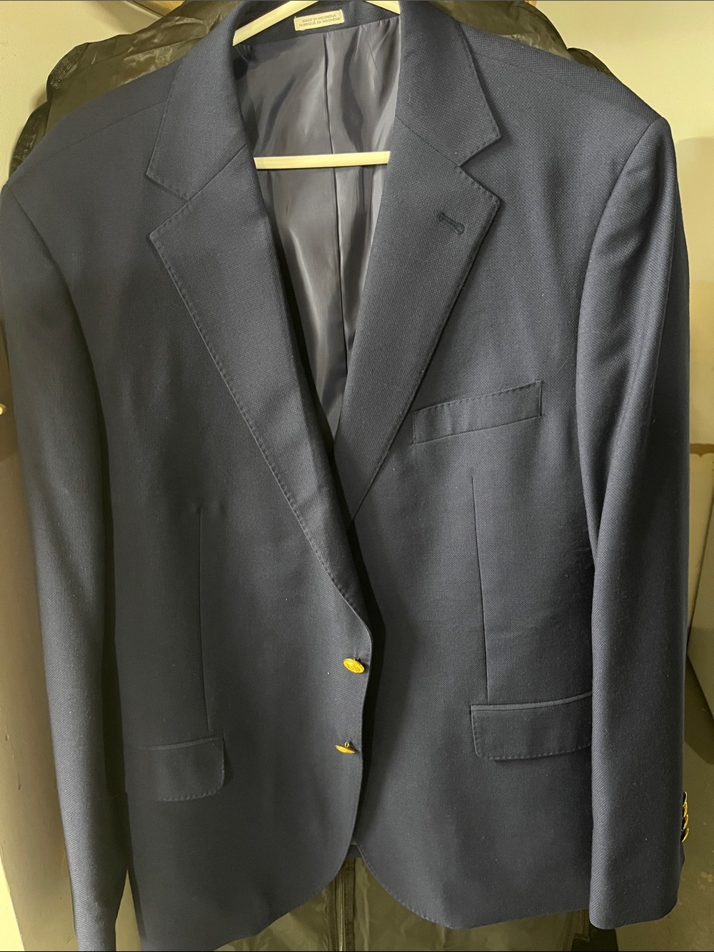 Joseph Abboud Navy Blue Men's Blazer - Single-Breasted Sport Coat